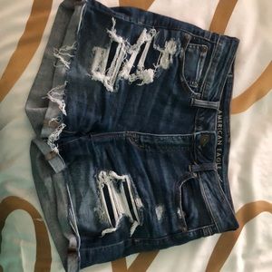 Size 10/11 American eagle jean shorts.